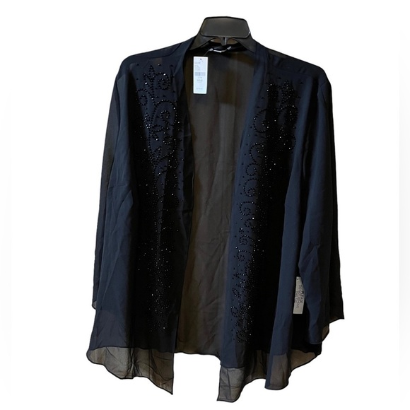 NWT Catherine’s Sheer Open Front Plus Size Cardigan - Picture 1 of 6